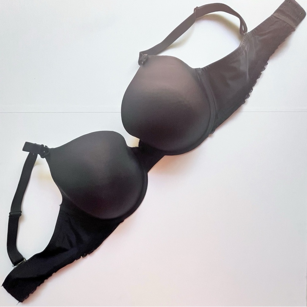 GUC Black Felina underwire t-shirt bra 36DDD (36F)